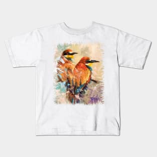 Spring birds Kids T-Shirt